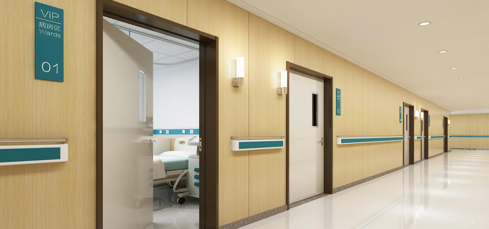 Nhà cung cấp giải pháp tích hợp hệ thống cửa bệnh viện