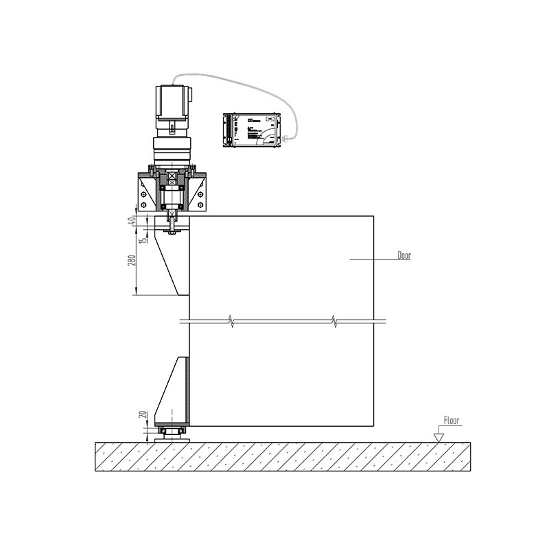 Máy vận hành xích đu tự động 3000 kg